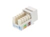 Picture of CAT6A SpeedTerm™ Keystone Jack 90 Degree - White