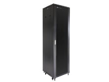 Picture of Server Enclosure 42U 23"W x 23"D x 80"H, Tempered Glass Door, Removable Side Panels, Solid Rear Door, Knockdown