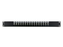 Picture of 16 Port Fully Loaded F-Type Coaxial Patch Panel - 1U