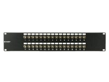 Picture of 32 Port Fully Loaded 75 Ohm BNC Coaxial Patch Panel - 2U