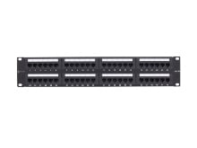 Picture of 48 Port CAT5e Rack Mount Patch Panel - 2U