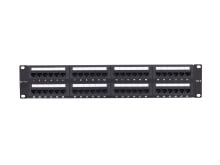 Picture of 48 Port CAT6 Rack Mount Patch Panel - 2U