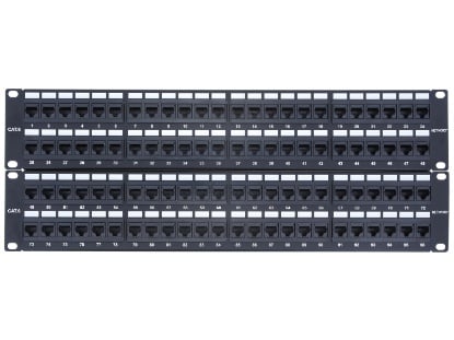 Picture of 96 Port CAT6 Rack Mount Patch Panel - 4U