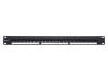 Picture of CAT5e High-Density Feed Through Patch Panel - 24 Port, 1U