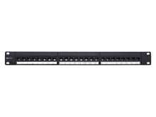 Picture of CAT5e High-Density Feed Through Patch Panel - 24 Port, 1U