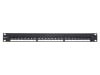 Picture of CAT6 High-Density Feed Through Patch Panel - 24 Port, 1U