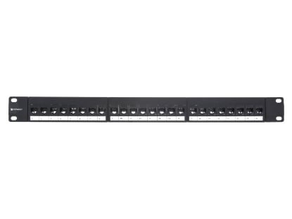 Picture of CAT6 High-Density Feed Through Patch Panel - 24 Port, 1U