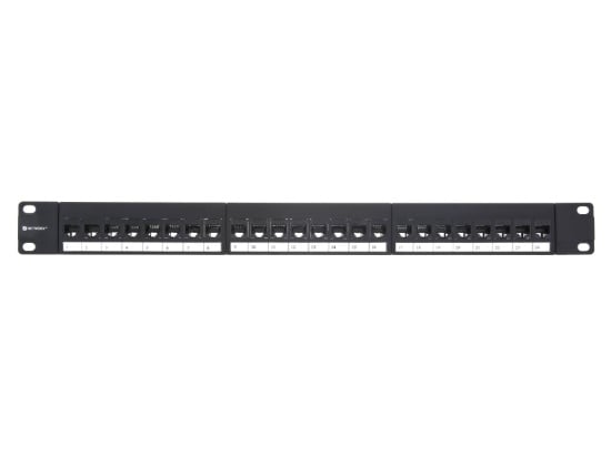 Picture of CAT6 High-Density Feed Through Patch Panel - 24 Port, 1U