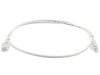 3 Feet White Booted CAT6 Mini Patch Cable