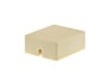 Picture of 4 Conductor RJ11 Ivory Surface Mount Box with Screw Terminals