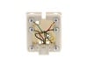 Picture of 6 Conductor RJ12 White Surface Mount Box with Screw Terminals