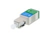Picture of SC/UPC Male to SC/APC Female Singlemode Simplex Fiber Optic Adapter, Low-Loss, Metal Housing