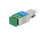 Picture of SC/UPC Male to SC/APC Female Singlemode Simplex Fiber Optic Adapter, Low-Loss, Metal Housing