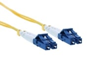 Picture of LC to LC Single-Mode Duplex Fiber Optic Patch Cable, 25m (9/125)