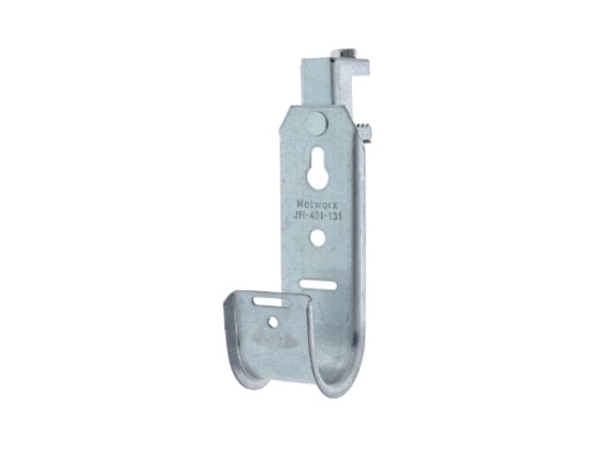 Picture of 1-5/16" J-Hook Cable Support with Beam Clamp, Galvanized, 25-Pack