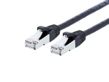 Picture of Cat8 Booted Ethernet Patch Cable, 1 ft, Black
