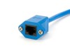 Picture of CAT6 Panel Mount Extension Cable - 6 FT, Blue