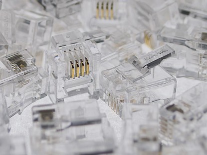 Picture of RJ11 6P4C Modular Connector for Flat Cable - 100 Pack1