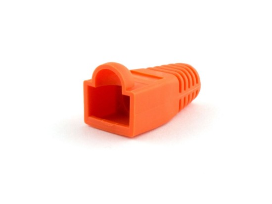 Picture of RJ45 Orange Snagless Boot Protector - 100 Pack
