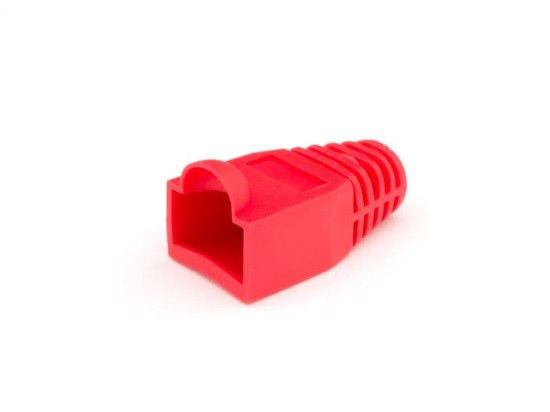Picture of RJ45 Red Snagless Boot Protector - 100 Pack