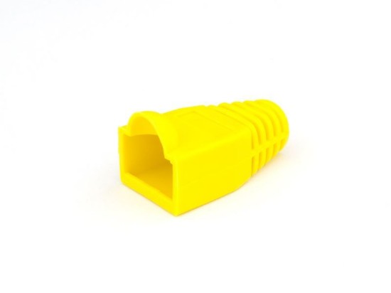 Picture of RJ45 Yellow Snagless Boot Protector - 100 Pack