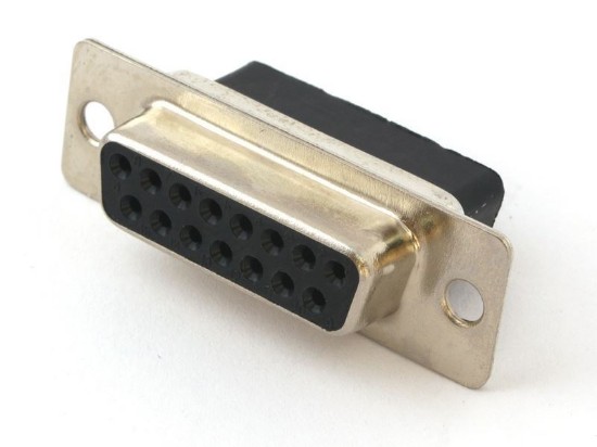 Picture of DB15 Female D-Sub Crimp Connector