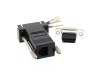 Picture of Modular Adapter Kit - DB9 Female to RJ11 / RJ12 - Black