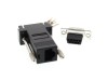 Picture of Modular Adapter Kit - DB9 Female to RJ45 - Black