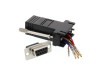 Picture of Modular Adapter Kit - DB9 Female to RJ45 - Black