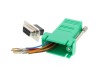 Picture of Modular Adapter Kit - DB9 Female to RJ45 - Green