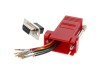 Picture of Modular Adapter Kit - DB9 Female to RJ45 - Red