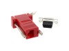 Picture of Modular Adapter Kit - DB9 Female to RJ45 - Red