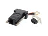 Picture of Modular Adapter Kit - DB9 Male to RJ45 - Black