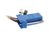 Picture of Modular Adapter Kit - DB9 Male to RJ45 - Blue