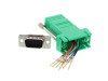 Picture of Modular Adapter Kit - DB9 Male to RJ45 - Green