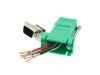 Picture of Modular Adapter Kit - DB9 Male to RJ45 - Green