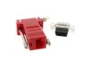 Picture of Modular Adapter Kit - DB9 Male to RJ45 - Red