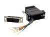 Picture of Modular Adapter Kit - DB15 Male to RJ11 / RJ12 - Black