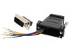 Picture of Modular Adapter Kit - DB15 Male to RJ11 / RJ12 - Black