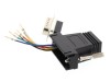 Picture of Modular Adapter Kit - DB15 Male to RJ11 / RJ12 - Black