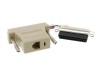 Picture of Modular Adapter Kit - DB25 Male to RJ11 / RJ12 - Beige