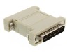 Picture of Null Modem Adapter for Serial Cables - DB25 Male to Female