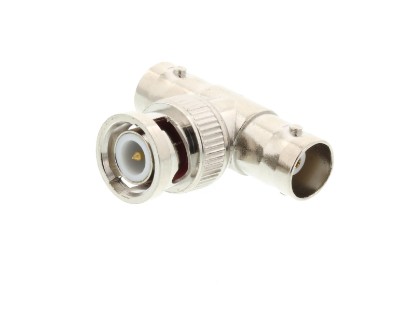 Picture of BNC T Adapter - 1 Male to 2 Female