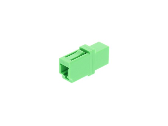 Picture of LC Singlemode Simplex Fiber Adapter - APC (Angled Physical Connector)