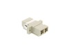 Picture of LC Multimode Duplex Fiber Adapter - PC (Physical Connector)