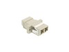 Picture of LC Multimode Duplex Fiber Adapter - PC (Physical Connector)
