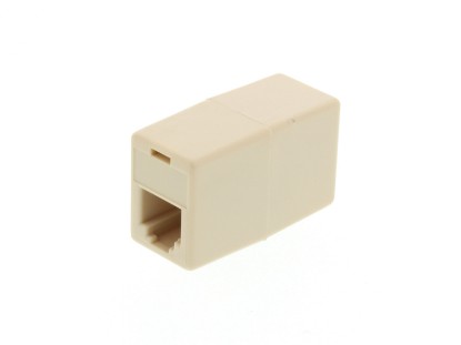 Picture of RJ11 Modular Coupler - Straight Through - 6 Conductor