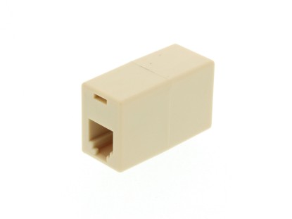 Picture of RJ11 Modular Coupler - Cross Wired - 6 Conductor