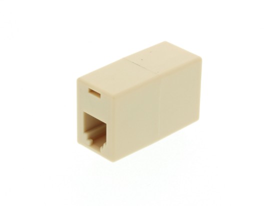 Picture of RJ11 Modular Coupler - Cross Wired - 6 Conductor