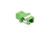 Picture of SC Singlemode Simplex Fiber Adapter - APC (Angled Physical Connector)